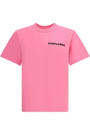 Sunflower Tops, Heren, Roze, M, Katoen, Iconische Monogram Crew Neck T-shirt
