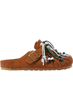 Scarosso Schoenen, Dames, Bruin, 37 EU, Leer, Gea Desert Dames Muiltje met Kwastjes