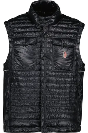 Moncler Jassen, Heren, Zwart, 2Xl, Nylon, Ollon Vest
