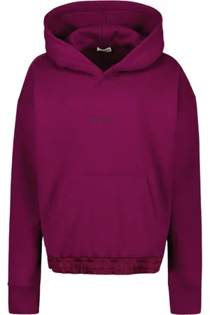 Saint Laurent Sweatshirts & Hoodies, Heren, Paars, M, Katoen, Logo Hoodie