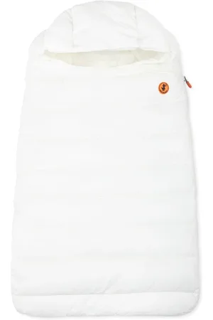 save the duck Interieur, unisex, Wit, ONE Size, Gewatteerde witte baby slaapzak