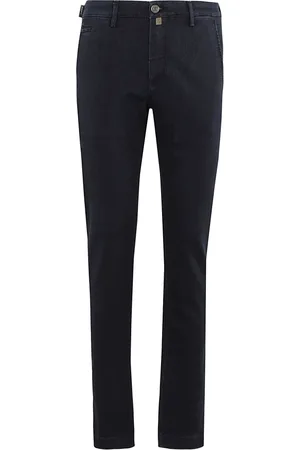 Jacob Cohen Jeans, Heren, Blauw, W38, Donkere Amerikaanse Zakjeans
