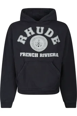 Rhude Sweatshirts & Hoodies, Heren, Zwart, M, Riviera Sweatshirt