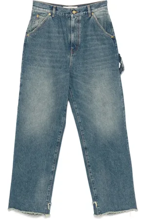 DARKPARK Jeans, Dames, Blauw, W27, Denim, Stonewashed Blauwe Denim Jeans met Ripped Details