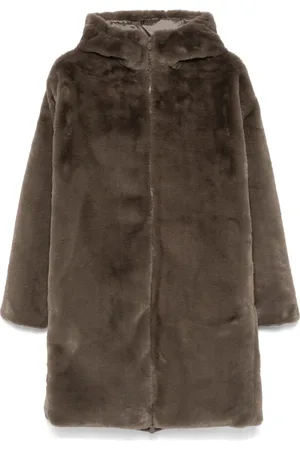 save the duck Jassen, Dames, Grijs, L, Polyester, Faux Fur Jas