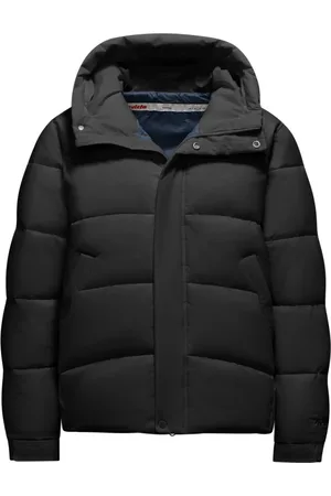 Invicta Jassen, Heren, Zwart, XL, Zwarte Hooded Jas