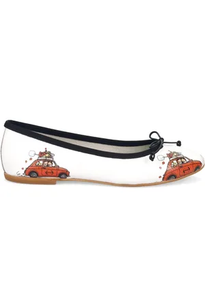 Belle Schoenen, Dames, Wit, 37 EU, Handgemaakte Ballerina Schoenen voor Comfort