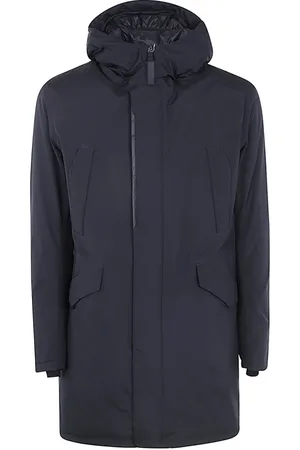 HERNO Mantels, Heren, Blauw, M, Gore Fishtail Parka 2Layer