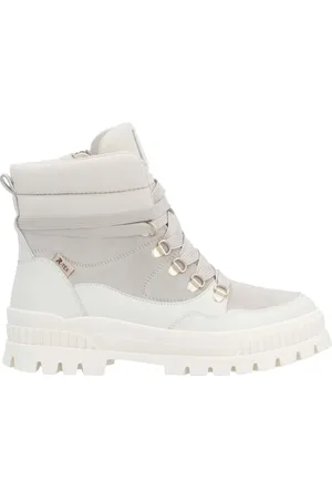 Rieker Schoenen, Dames, Wit, 37 EU, Wol, Casual Enkellaarsjes
