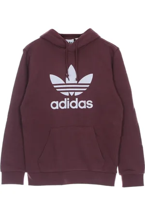 adidas Sweatshirts & Hoodies, Heren, Bruin, S, Katoen, Lichtgewicht Hooded Sweatshirt Trefoil Hoody