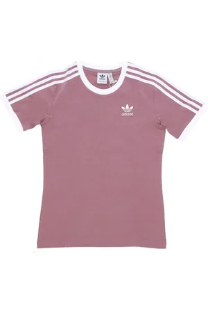 adidas Tops, Dames, Roze, XL, Katoen, 3 Stripes Wonder Oxide T-shirt