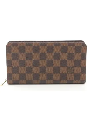 LOUIS VUITTON Pre-owned, Dames, Bruin, ONE Size, Pre-owned Canvas wallets