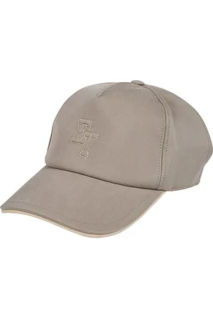 ELEVENTY Accessoires, Heren, , ONE Size, Suède, Zijden en Suède Baseballpet