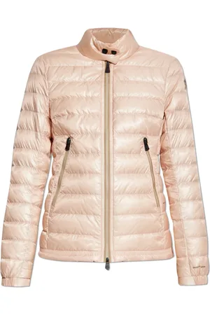 Moncler Jassen, Dames, Roze, S, Leer, Grenoble Day-Namic Jacket