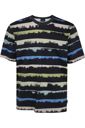 Paul Smith Tops, Heren, Veelkleurig, L, Casual T-shirt met korte mouwen voor mannen
