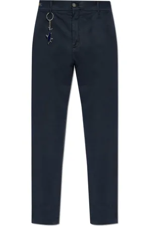 Paul & Shark Broeken, Heren, Blauw, XL, Katoen, Tapered leg broek