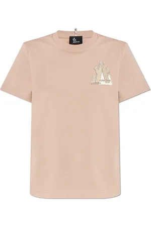 Moncler Tops, Dames, Roze, S, Katoen, Grenoble Day-Namic T-Shirt