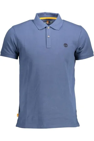 Timberland Tops, Heren, Blauw, S, Katoen, Polo Shirts