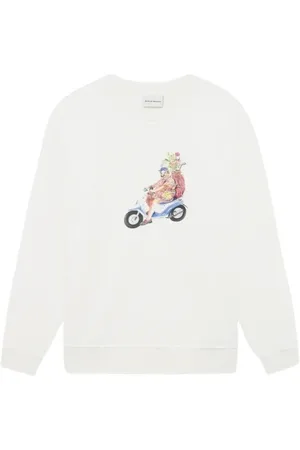 Drôle de Monsieur Sweatshirts & Hoodies, Heren, Wit, L, Katoen, Katoenen hoodies voor mannen en vrouwen