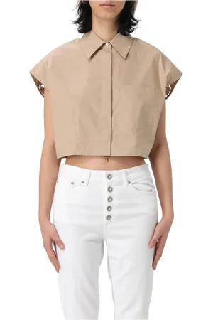 Dondup Blouses & Shirts, Dames, , S, Katoen, Katoenen Overhemd