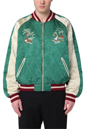 Ralph Lauren Jassen, Heren, Veelkleurig, L, Stijlvolle Bomberjack