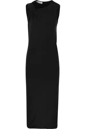 Sportmax Kleedjes, Dames, Zwart, M, Midi Kleedjes