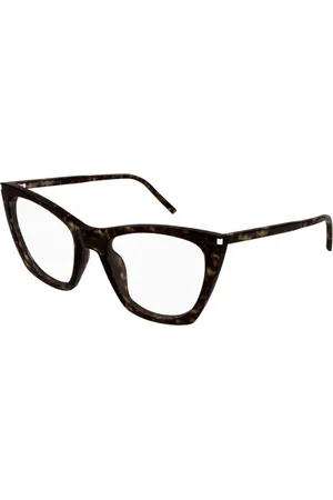 Saint Laurent Accessoires, unisex, Zwart, ONE Size, Dunne Optische Kate Zonnebril