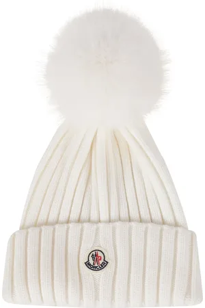Moncler Accessoires, Dames, , ONE Size, Logo Patch Beanie