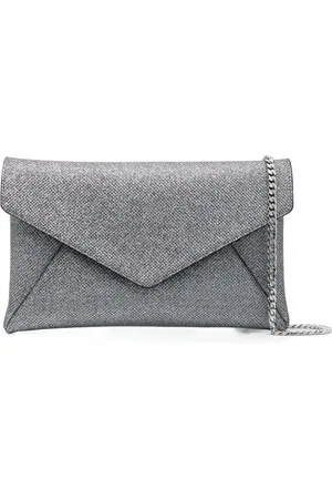 Stuart Weitzman Tassen, Dames, Grijs, ONE Size, Liefdesbrief Clutch