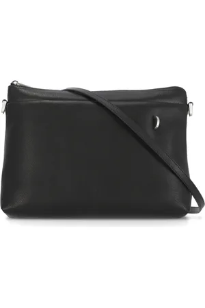 Rick Owens Tassen, Dames, Zwart, ONE Size, Leer, Adri Tas