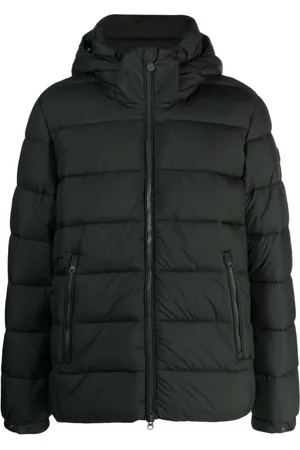 save the duck Jassen, Heren, Groen, M, Polyester, Puffer Jacket met Logo en Rits