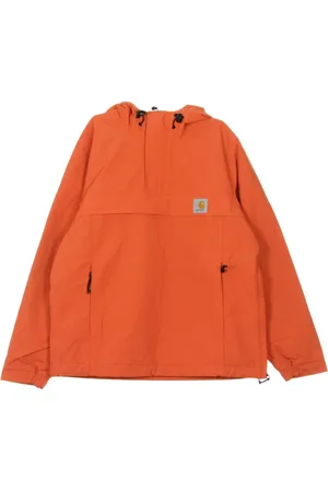 Carhartt Jassen, Heren, Oranje, S, Regenjas