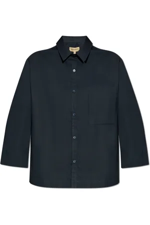 Woolrich Blouses & Shirts, Dames, Blauw, S, Katoen, Katoenen shirt