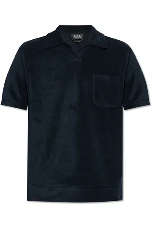 A.P.C. Tops, Heren, Blauw, M, Katoen, Agustino Polo Shirt