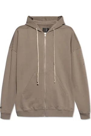 Rick Owens Sweatshirts & Hoodies, Heren, Bruin, XL, Katoen, Hooded Sweatshirt