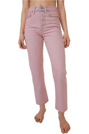 Acne Studios Jeans, Dames, Roze, W29 L32, Katoen, Straight Jeans