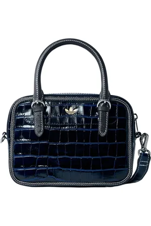 adidas Tassen, Dames, Zwart, ONE Size, Leer, Handtas van leer met krokodillenprint