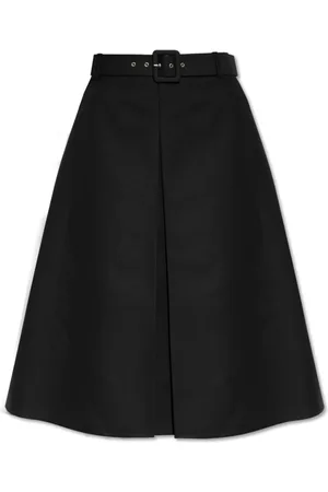 Marni Rokken, Dames, Zwart, S, Katoen, Wijd uitlopende rok