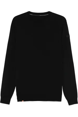 RRD Truien, Heren, Zwart, M, Zwarte trui met ronde hals en logo