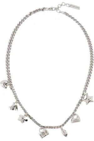 Marc Jacobs Accessoires, Dames, Grijs, ONE Size, Iconische Bedelketting - Zilver