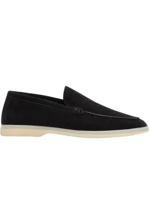 Scarosso Schoenen, Heren, Zwart, 43 EU, Suède, Ludovico Loafers