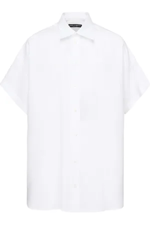 Dolce & Gabbana Overhemden, Heren, Wit, XL, Linnen, Witte Shirt voor Mannen