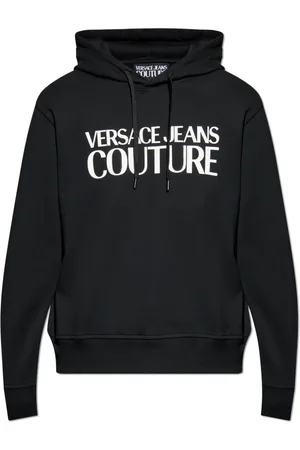 VERSACE Sweatshirts & Hoodies, Heren, Zwart, L, Katoen, Sweatshirts & Hoodies