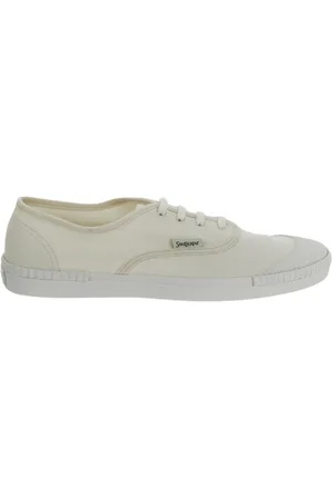 Saint Laurent Schoenen, Heren, Wit, 41 EU, Katoen, Wes Sneaker