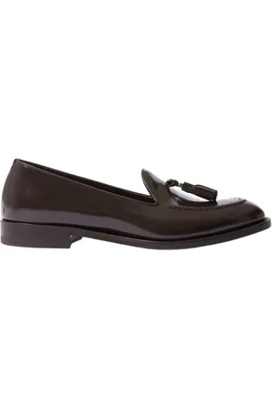 Scarosso Schoenen, Dames, Bruin, 42 EU, Leer, Sienna Tassel Loafers
