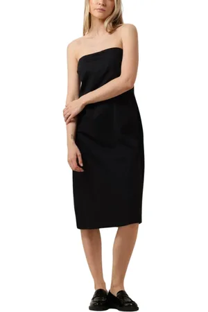 Modstrom Kleedjes, Dames, Zwart, L, Tube Dress