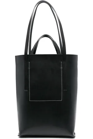 Rick Owens Tassen, Dames, Zwart, ONE Size, Leer, Casual Zwarte Leren Tote Bag