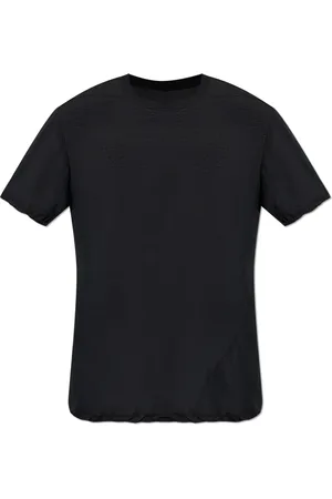 Rick Owens Tops, Heren, Zwart, XL, Katoen, T-shirt Level T