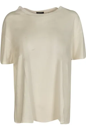 R13 Tops, Dames, Wit, S, Boxy Seamless T-shirt