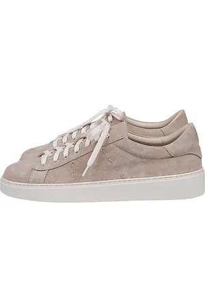 ELEVENTY Schoenen, Heren, , 44 EU, Suède, Lage Tennissneakers van Zacht Suède